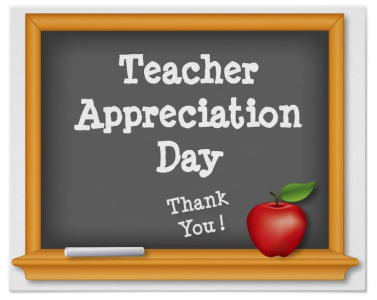 Happy Teacher Appreciation Day 