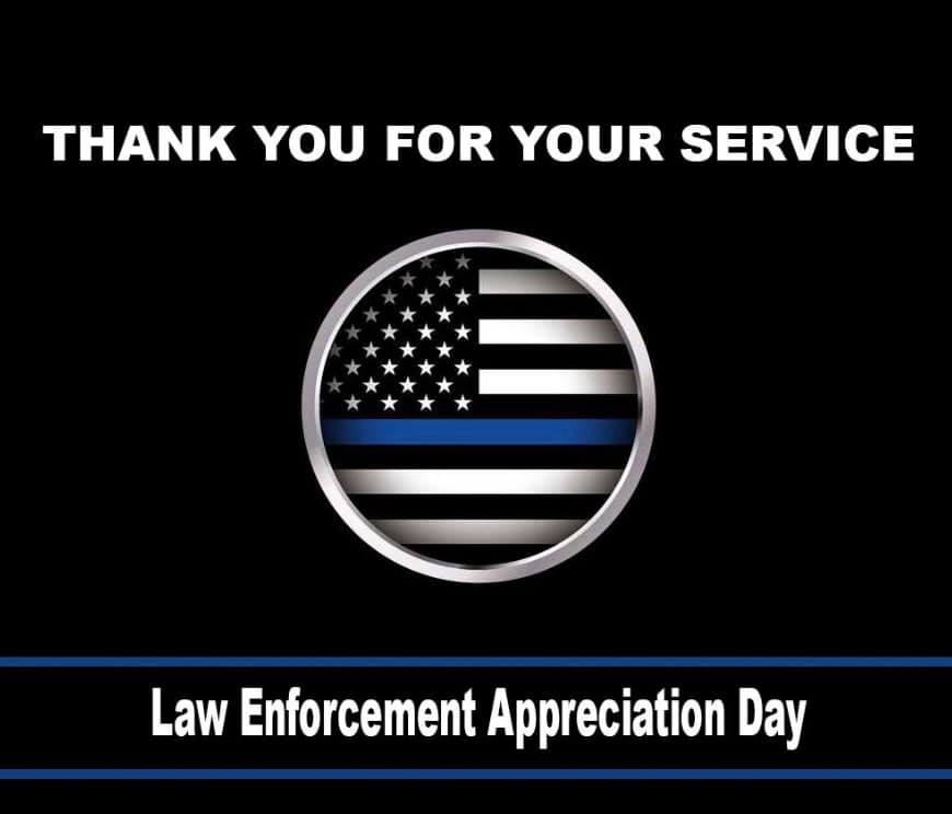 Representative McCombie Celebrates Law Enforcement Appreciation Day