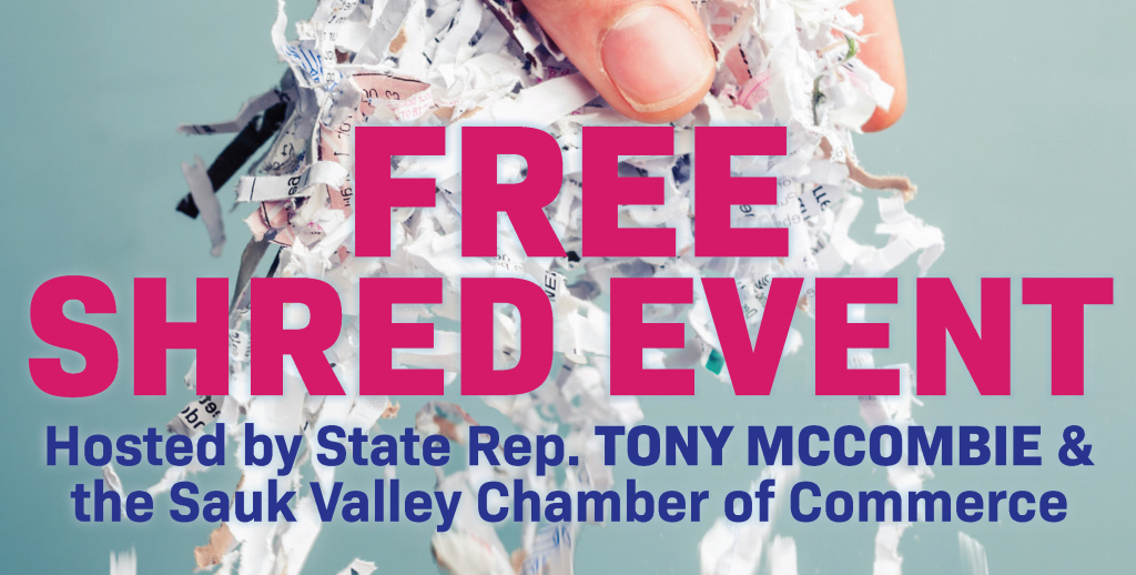 Free Shred Event Nov. 10 - Tony McCombie